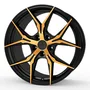 Keskin KT19N matt black front copper