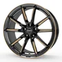 Borbet LX19 black glossy gold spoke rim