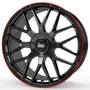 MAM GT1 black painted lip red
